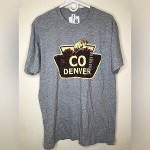 Men’s Tultex “Denver CO” Graphic Tee Shirt- Size Large - Brand New